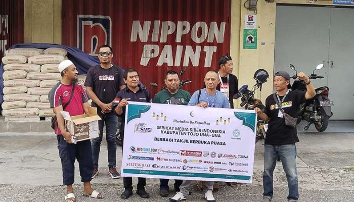 Kebersamaan di Bulan Suci Ramadhan, SMSI Touna Gelar Aksi Berbagi Takjil Berbuka Puasa